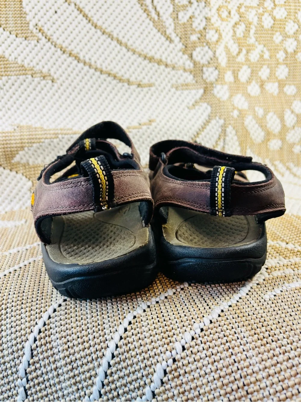 Keen Newport Fisherman Leather Sandals Brown Closed‑Toe Outdoor Shoes Boys Sz 3